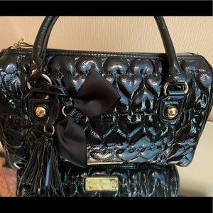 Betsey Johnson Black Patent Purse